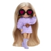 Barbie Extra Mini Doll кукла Blonde Pigtails Purple Hoodie HGP66