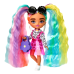 Barbie Extra Mini Doll кукла Daisy Rainbow Pigtails Hoodie HHF82