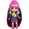 Barbie Extra Mini Minis Brunette Alien Print HLN46 Lelle