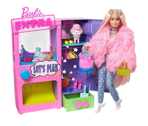 Barbie Extra Surprise Fashion Closet Playset skapis HFG75