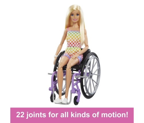 Barbie Fashionistas Doll Asst. Blonde Wheelchair HJT13 Lelle