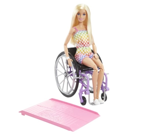 Barbie Fashionistas Doll Asst. Blonde Wheelchair HJT13 Kукла