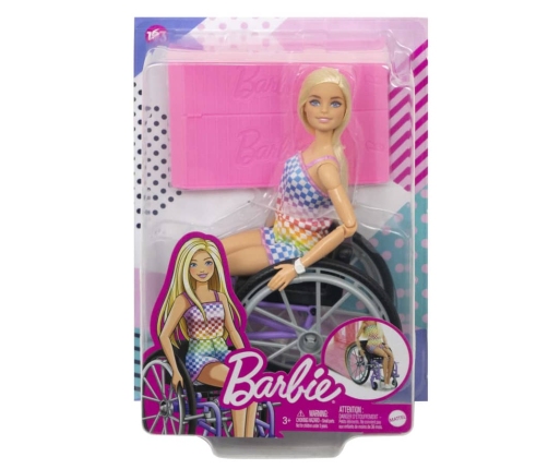 Barbie Fashionistas Doll Asst. Blonde Wheelchair HJT13 Kукла