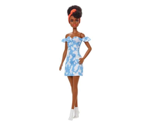 Barbie Fashionistas Doll Asst. Denim Dress HBV17 Kукла