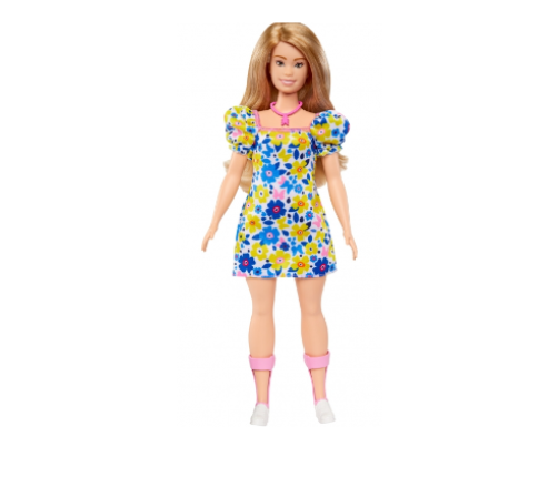 Barbie Fashionistas Doll Asst. Floral Babydoll Dress HJT05 Kукла