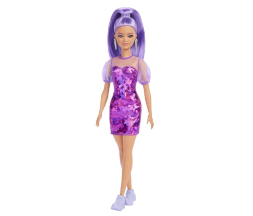 Barbie Fashionistas Doll Asst. Purple Monochrome HBV12 Kукла