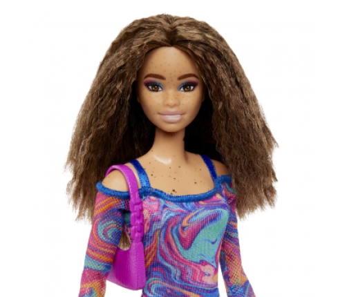 Barbie Fashionistas Doll Asst. Rainbow Marble Swirl HJT03 Kукла