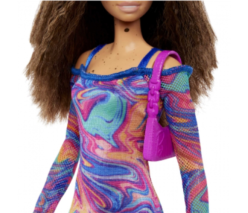 Barbie Fashionistas Doll Asst. Rainbow Marble Swirl HJT03 Lelle