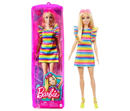 Barbie Fashionistas Doll Asst. Tiered Dress and Braces HJR96 Lelle