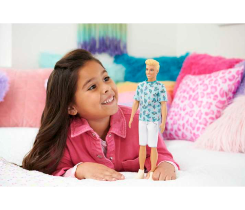 Barbie Ken Fashionistas Doll Asst. Blue Shirt Kукла HJT10