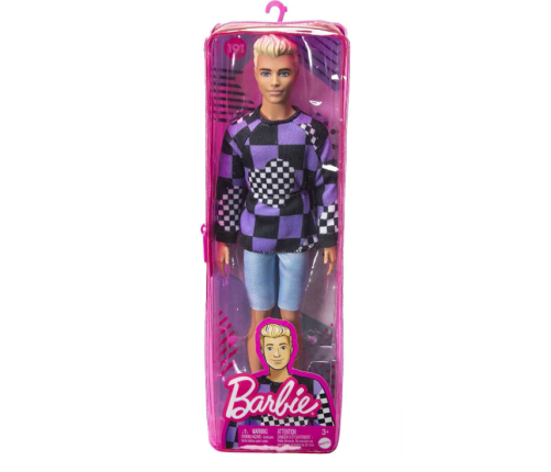 Barbie Ken Fashionistas Doll Asst. Checkered Hearts Kукла HBV25