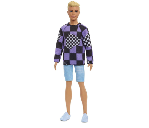 Barbie Ken Fashionistas Doll Asst. Checkered Hearts Kукла HBV25