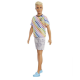 Barbie Ken Fashionistas Doll Asst. Checkered Shirt Kукла GRB90