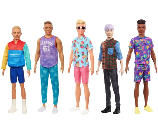 Barbie Ken Fashionistas Doll Asst. Lelle DWK44