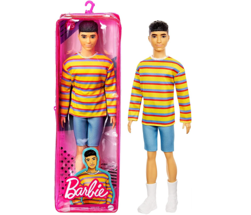 Barbie Ken Fashionistas Doll Asst. Polo Shirt Kукла GRB91