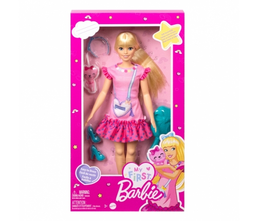 Barbie My First Barbie Blonde with Kitten Kукла HLL19