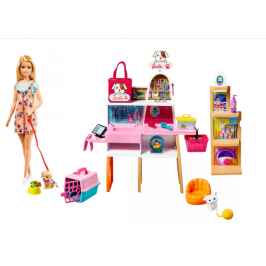 Barbie Pet Supply Store Playset кукла GRG90