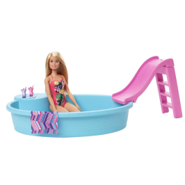 Barbie Pool with Doll кукла и бассейн GHL91