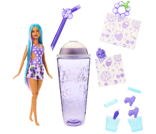 Barbie Pop Reveal Fruit Grape Fruits + 8 Surprises Lelle + Krūze