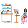 Barbie Relax & Create Art Studio Playset художественная студия HCM85