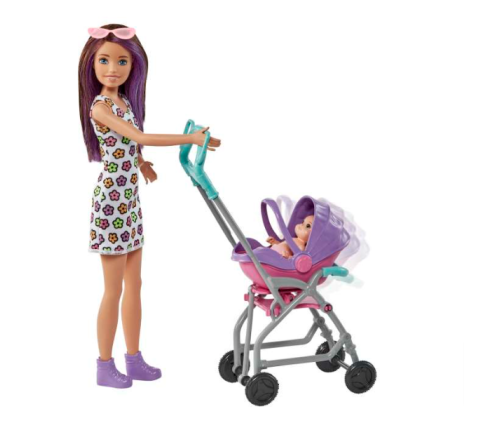 Barbie Skipper Babysitters Кукла + Детская коляска