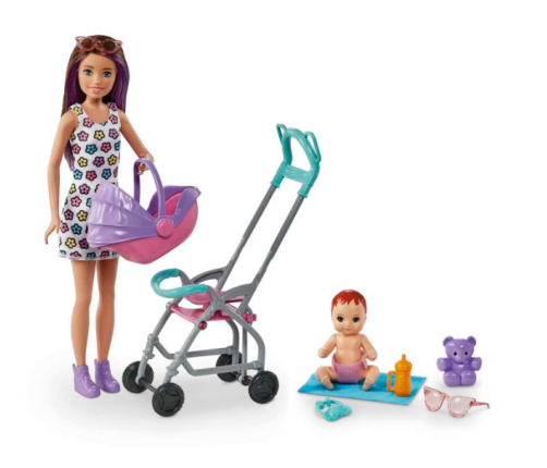 Barbie Skipper Babysitters Кукла + Детская коляска