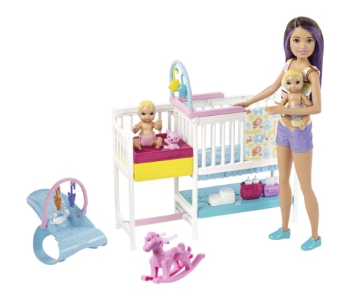 Barbie Skipper Babysitters Nursury playset lelle GFL38