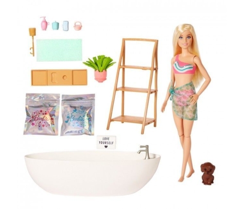 Barbie Soap Confetti Bath Playset lelle ar vannu HKT92