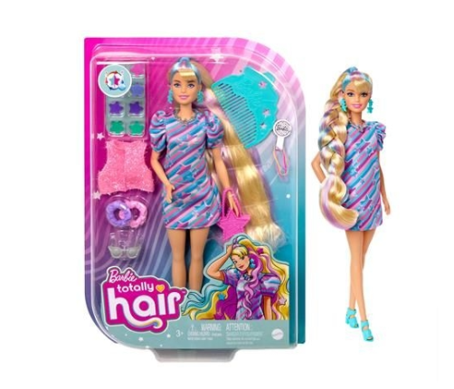 Barbie Totally Hair Doll - Blonde lelle HCM88