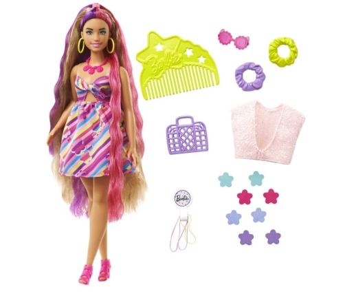 Barbie Totally Hair Doll - Curvy кукла HCM89