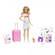 Barbie Travel Malibu Roberts & Puppy HJY18 Kукла