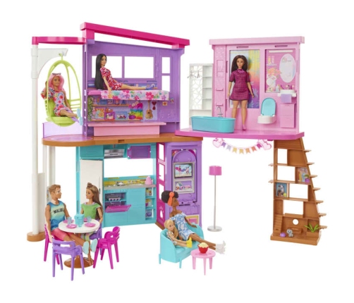 Barbie Vacation House Playset Barbie Malibu Leļļu māja HCD50