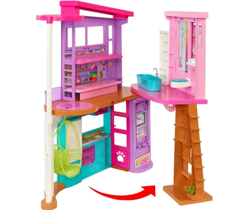 Barbie Vacation House Playset Barbie Malibu Leļļu māja HCD50