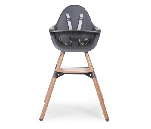 Barošanas Krēsls 2in1 CHILDHOME Evolu 2 Chair Natural anthracite