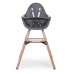 Barošanas Krēsls 2in1 CHILDHOME Evolu 2 Chair Natural anthracite