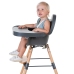 Стульчик для кормления 2в1 CHILDHOME Evolu 2 Chair Natural anthracite