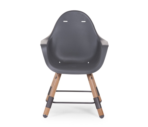 Стульчик для кормления 2в1 CHILDHOME Evolu 2 Chair Natural anthracite