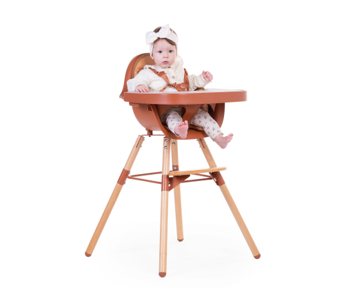 Barošanas Krēsls 2in1 Childhome Evolu 2 Natural Rust