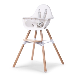 Стульчик для кормления 2в1 Childhome Evolu 2 Natural White