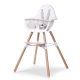 Стульчик для кормления 2в1 Childhome Evolu 2 Natural White