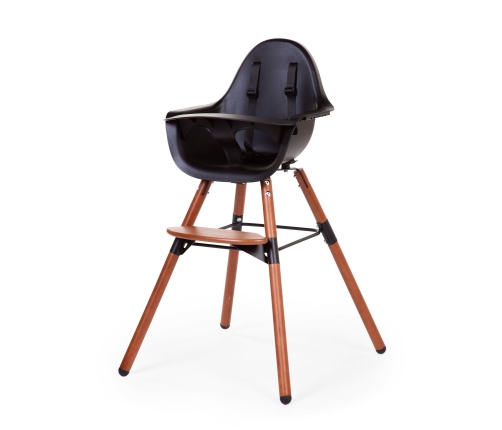 Barošanas Krēsls 2in1 Childhome Evolu 2 Nut Black