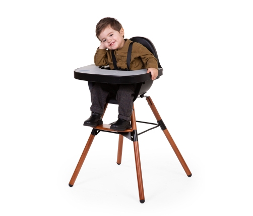 Barošanas Krēsls 2in1 Childhome Evolu 2 Nut Black