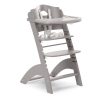 Barošanas Krēsls CHILDHOME Lambda 2 Baby Grow Chair stone grey + Tray Cover