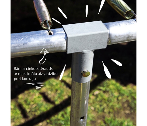 Batuts ar aizsārgtīklu 312 cm + trepes dāvanā