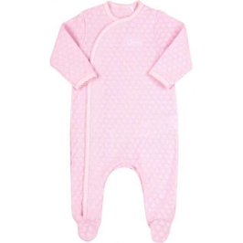 Bembi Baby Pink Детcкий хлопковый комбинезон