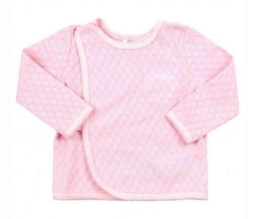 Bembi Baby Pink Детская хлопковая распашонка