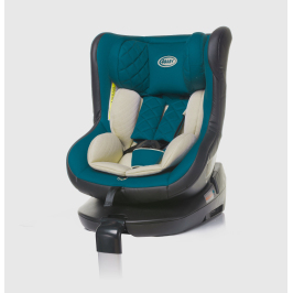 Bērnu Autokrēsls 0-18 kg 4BABY ROLL-FIX ISOFIX dark turkus