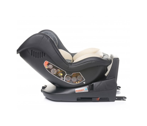 Bērnu Autokrēsls 0-18 kg 4BABY ROLL-FIX ISOFIX dark turkus