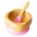 Детская Бамбуковая тарелка с присоской + ложка Eco Rascals pink