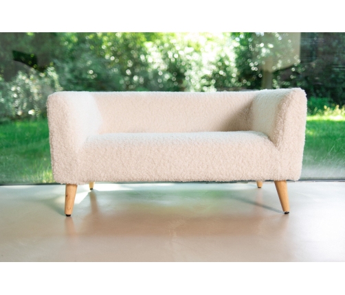 Bērnu Dīvāns Sols Childhome Bench Teddy Off white